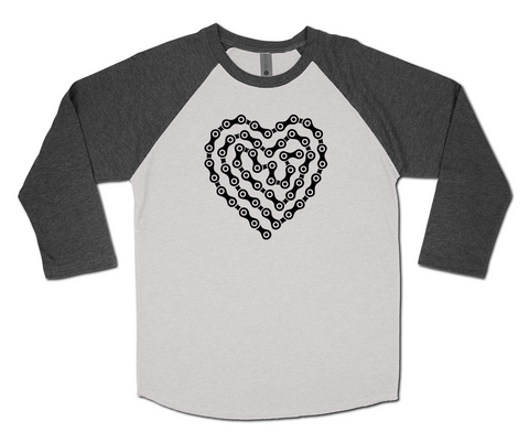 I HEART MY BICYCLE - 3/4 Sleeve