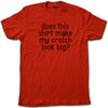 Does this shirt make my crotch look big?